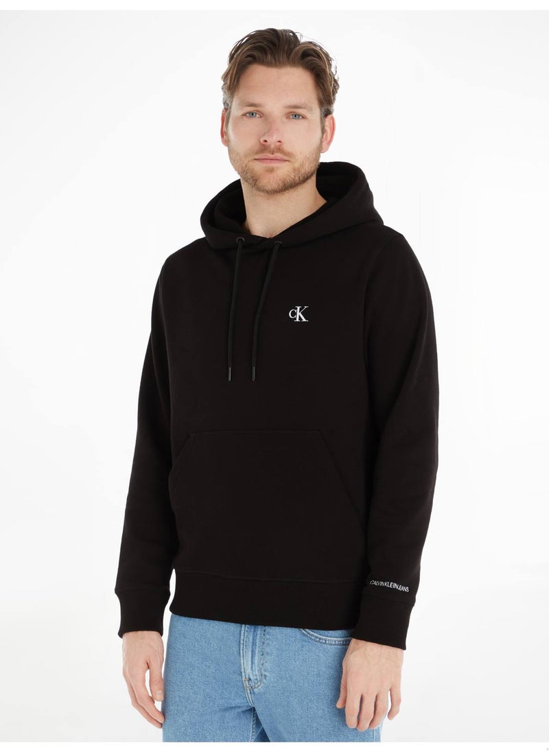 Men's Fleece Hoodie - Cotton Blend, Black - pzsku/ZF3BEE83597435A9AA63BZ/45/_/1734087581/28c9ab3f-f9d4-4986-94c9-3968e67ae36f