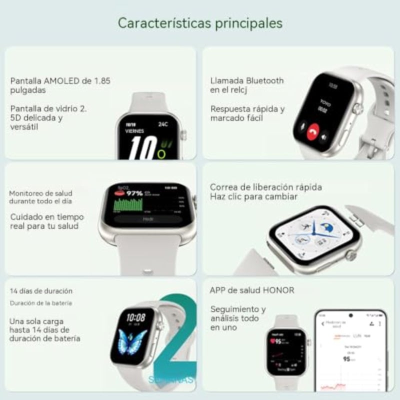 Choice Watch 2i Smartwatch, White - Image 2