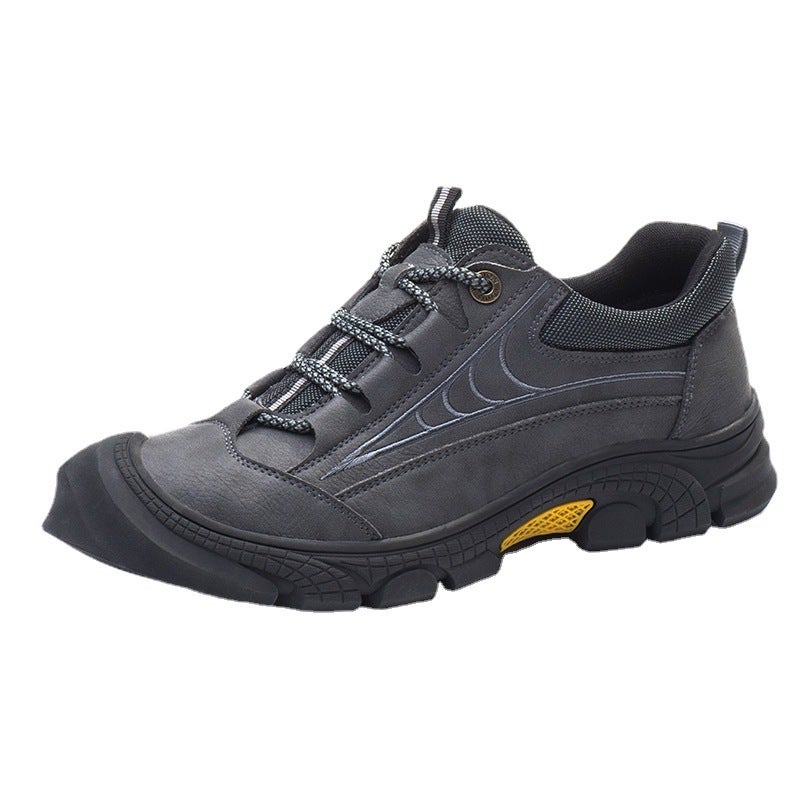 Labor Protection Shoes, Anti-Smash, Puncture-Resistant, Gray Steel Toe, Acid And Alkali Resistant, New Construction Site Safety Shoes - Image 5