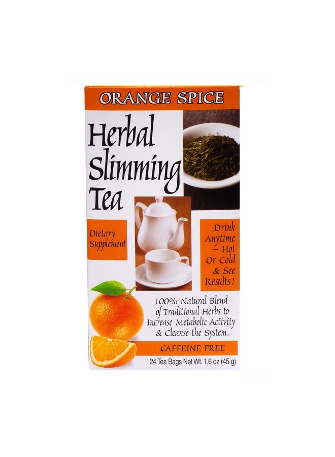 21st Century Herbal Slimming Orange Tea 24 Tea Bags - Image 1
