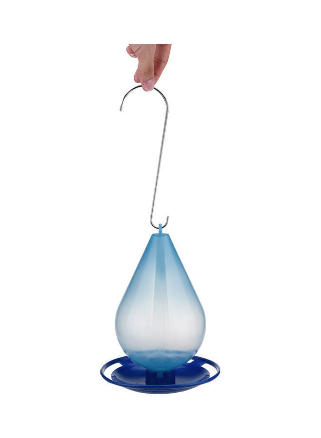 NIBEMINENT Birds Water Feeder For Outdoor Garden Blue  - Image 3