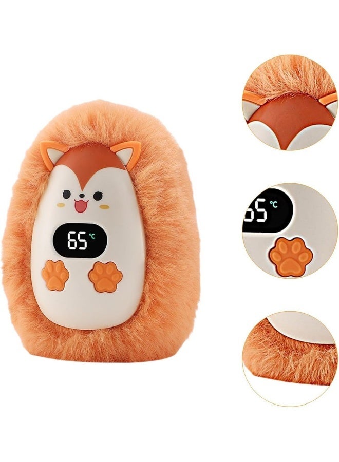 مدفأة يد كهربائية محمولة سريعة التسخين، قابلة لإعادة الشحن عبر USB، ناعمة، شتوية، صغيرة، مناسبة لصيد الأسماك والتخييم والأنشطة الخارجية، للأطفال، برتقالية - Image 5