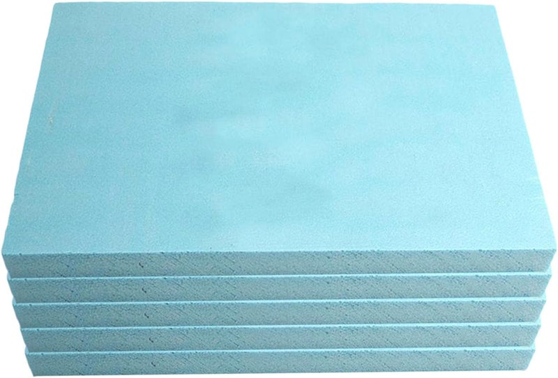 كلاراكو عبوة من 5 ألواح فوم زرقاء عالية الكثافة لقواعد بناء الديوراما، مناسبة للحرف اليدوية والهوايات، مقاس 295 × 395 × 20 مم - Image 1