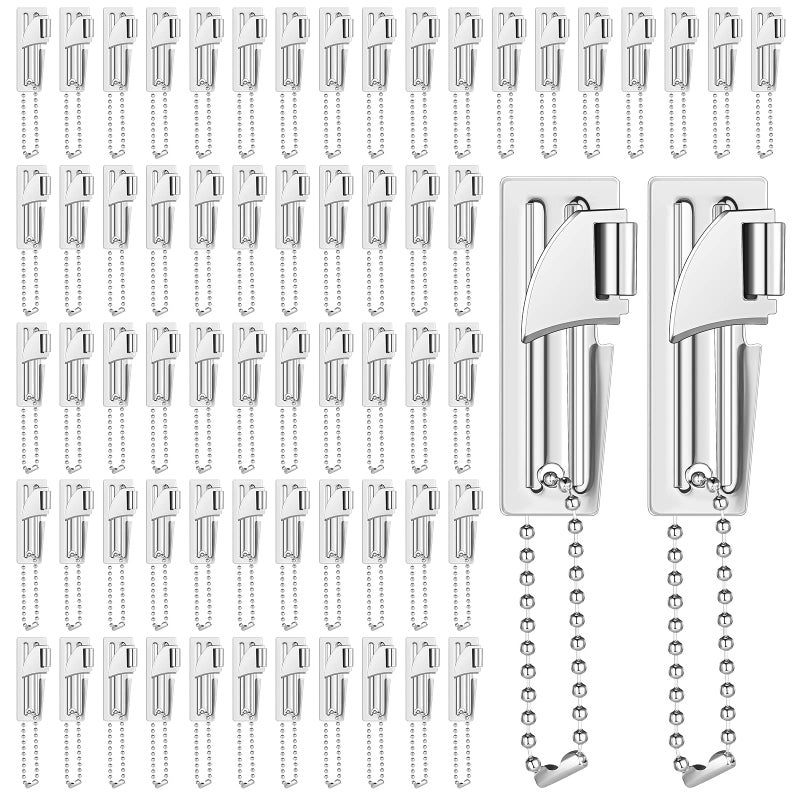 Tarpop Bulk 100 Pieces P51 Can Openers Military Stainless Steel Survival Camping Army Emergency Portable Keychain Manual Can Opener for Travel Christmas GiftSilver