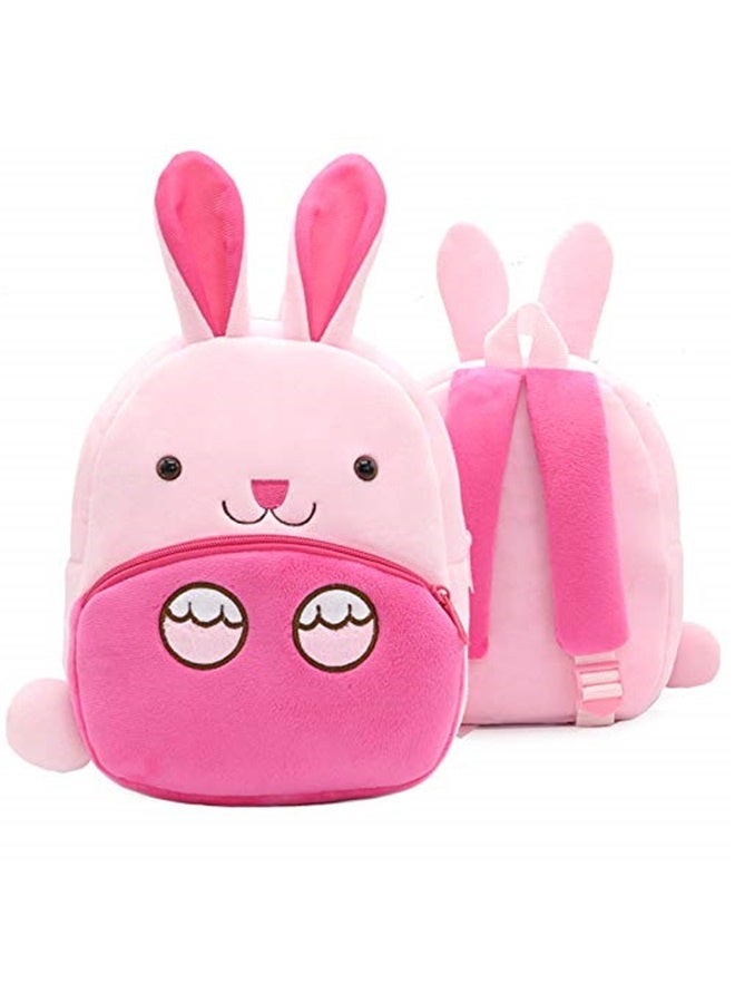 Cute Toddler Backpack Toddler Bag Plush Animal Cartoon Mini Travel Bag for Baby Girl Boy 2-6 Years(Rabbit)  - Image 5