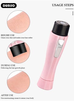 Electric Shaver Razor for Women, Women's Painless Face Hair Remover Epilator Machine, Battery-powered, Waterproof Hair remover, Lipstick Shape for Bikini Upper Lip Areas, Chin, Eyebrow, Neck, Leg Shaver Trimmer - pzsku/ZF3BF3E587EC91F2079B9Z/45/_/1728352066/4ef5d03f-95e3-4ade-b7cc-dda395cbb4c3