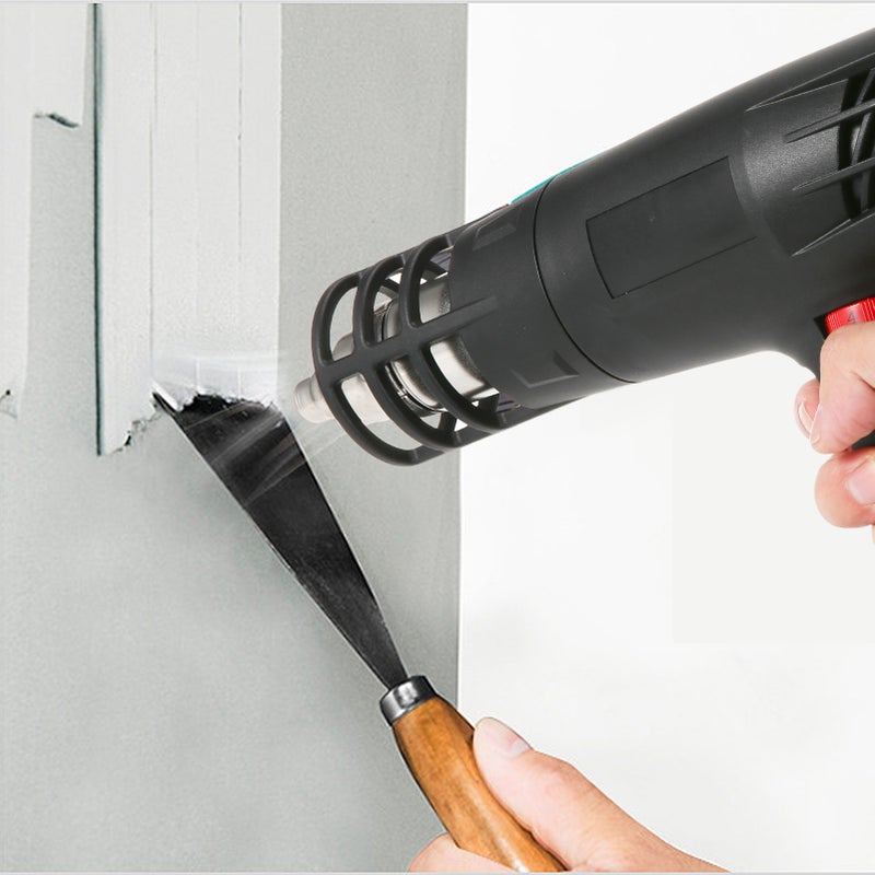 Hot Air Machine 1600-2000W Hot Air Heating Machine Kit with Dual Temperature Setting (122℉~1012℉) Fast Heating Tool with 4 Nozzles for Crafts Shrink Tubing Wrapping Stripping Paint Epoxy Resin - Image 5