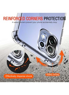 Generic Shockproof Transparent Case Compatible with Xiaomi Mi 11 Lite 4G  - Image 3