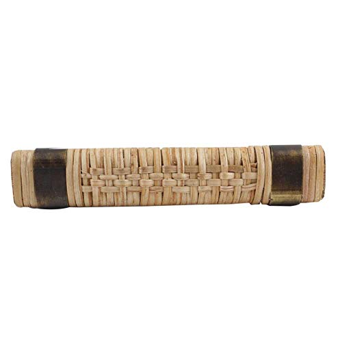 Indian-Shelf Handmade Vocalforlocal Wood Natural Rattan Door Handles Pulls (9.65 cm, Multicolor, 1 Piece) - Image 2