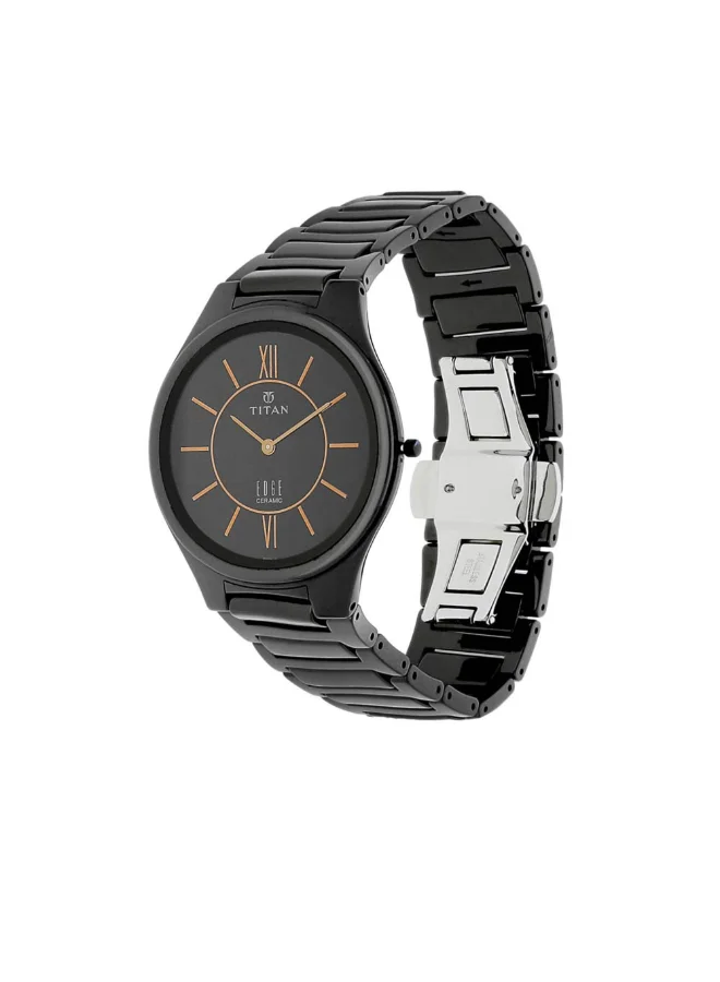تيتان Men's Ceramic Analog Watch 1696NC01 - 30 mm