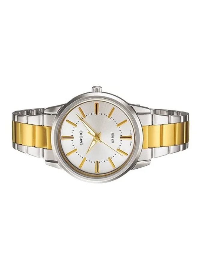 CASIO Women's Women's Stainless Steel Analog Watch LTP-1303SG-7A - 30 mm