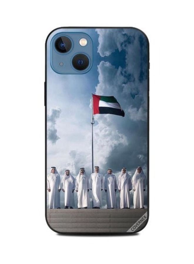 ACLIX UAE Flag Printed Protective Case Cover For Apple iPhone 13 Multicolour - Image 1
