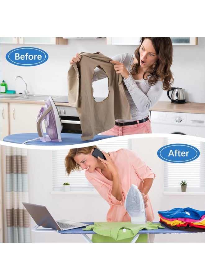 Ironing Board Cover, Ironing Shoe Cover For Prevents Burn, Sticking, iron Heat Protector, Steam Ironing Accessories, Iron Sole Shield for Most Irons, Fabric Protective Film - Image 4