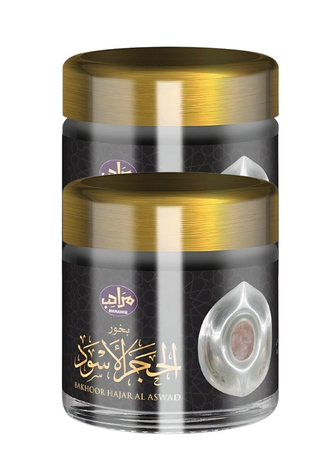 MARAHIB 2 Pieces Bakhoor Hajar Al Aswad 30 Grams - Image 1