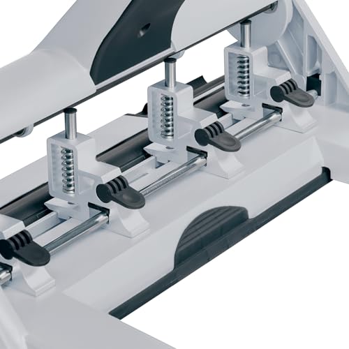 Leitz 51140184 Adjustable Hole Punch, up to 6 Hole Punching, 30 Sheets, Metal, AKTO, 51140084 - Silver - Image 4