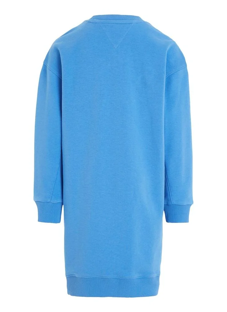 TOMMY HILFIGER Kids Logo Sweatshirt Midi Dress