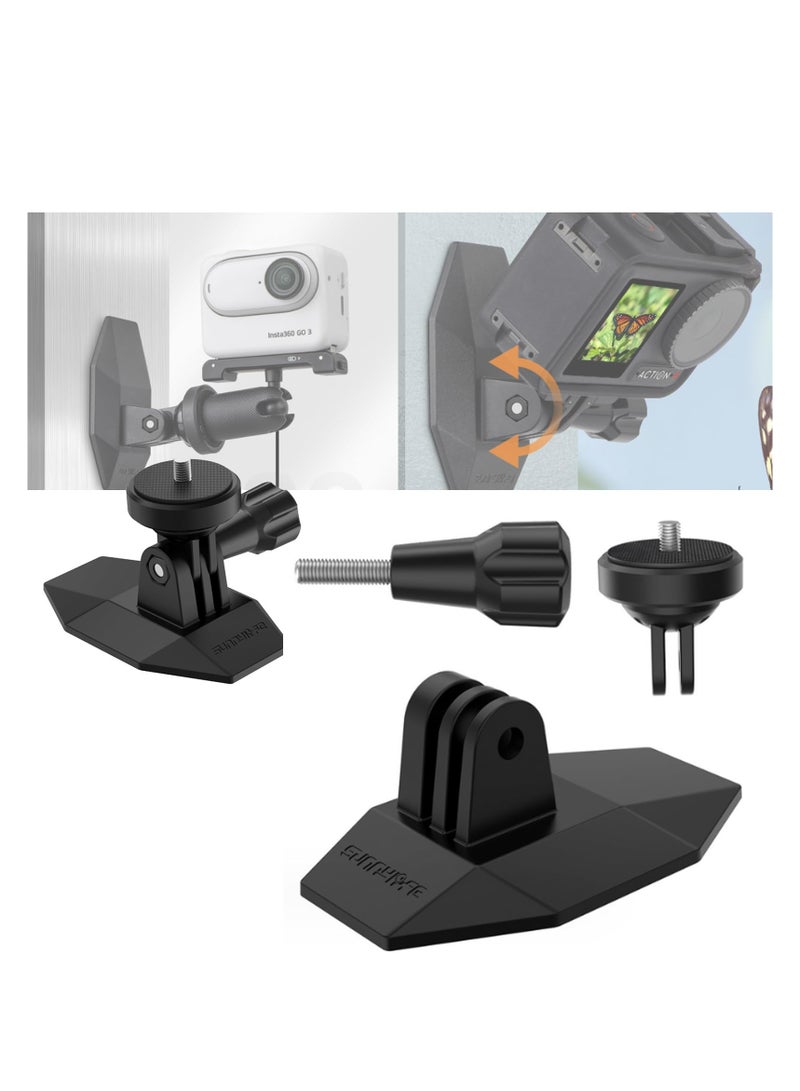 SYOSI Magnetic Base Expansion Bracket Adapter, Magnetic Mount Compatible with DJI OsmoPocket3, for Insta360 ACE PRO  - Image 1