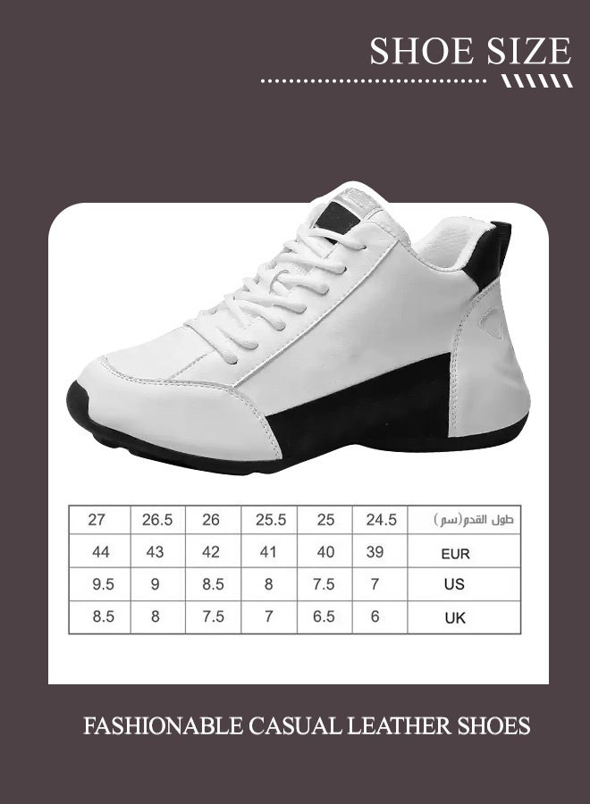 أحذية رياضية عصرية من الجلد الطبيعي: تنفس خفيف - احذيه ماركه مرتفعه بأسلوب كوري متعدد الاستخدامات للرجال والنساء ومناسبة لكل المناسبات - Image 5
