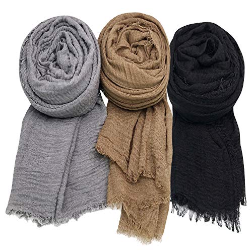Axe Sickle Women Scarf Shawl for All Season 3PCS Scarve Wrap Scarve A. - Image 1