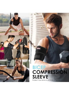 Bicep Tendonitis Brace Compression Sleeve Support, Upper Arm Brace Bicep Support Bands for Pain Relief, Muscle Strains and Inflammation, Tricep/Bicep Wrap for Men and Women - pzsku/ZF3BFE3916057452F577BZ/45/_/1724908342/2b47c56e-dd0b-4679-aaa6-b91c4036cf6c