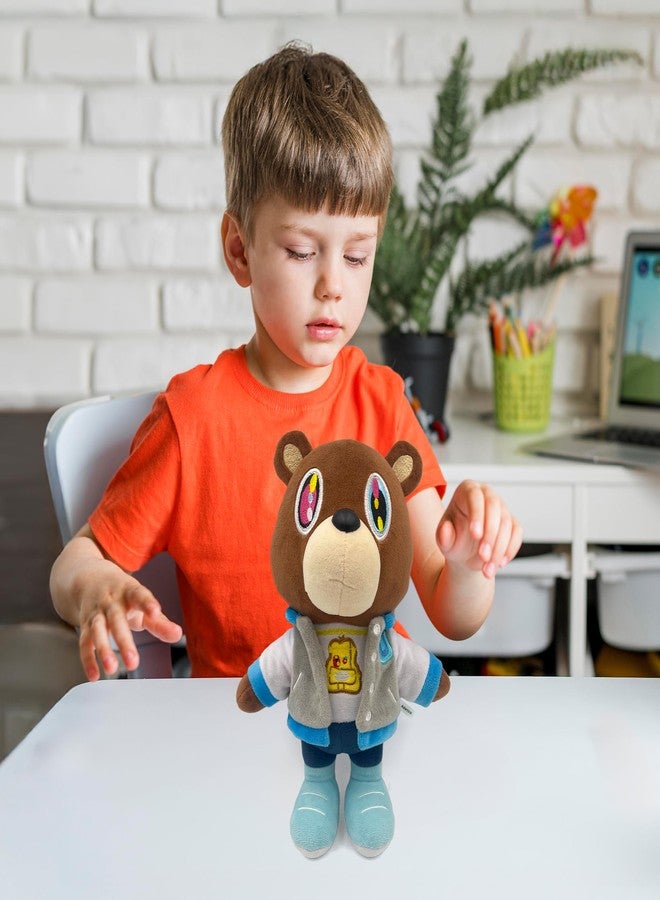 Adenzai Kanye Bear 10 Inch Cute Plush Bear Stuffed Animal Toy Soft and Adorable Gift for Kids, Boys, Girls, Birthdays, Easter, and Graduation - Image 4