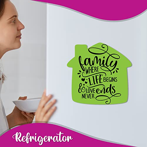 Bhai Please Family Where Life Begins & Love Never Ends Wooden Fridge Magnet - Image 4