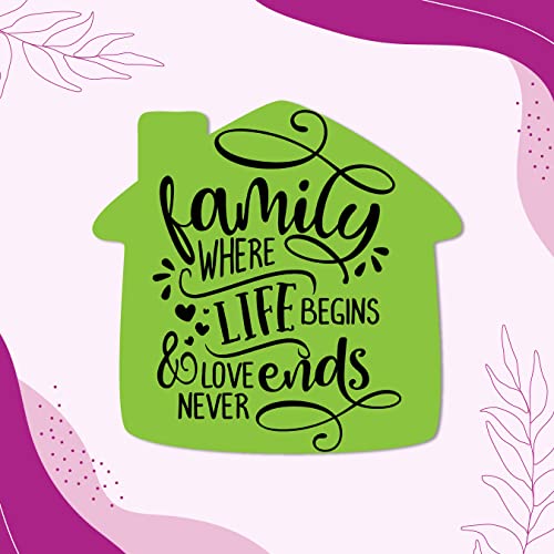 Bhai Please Family Where Life Begins & Love Never Ends Wooden Fridge Magnet - Image 5