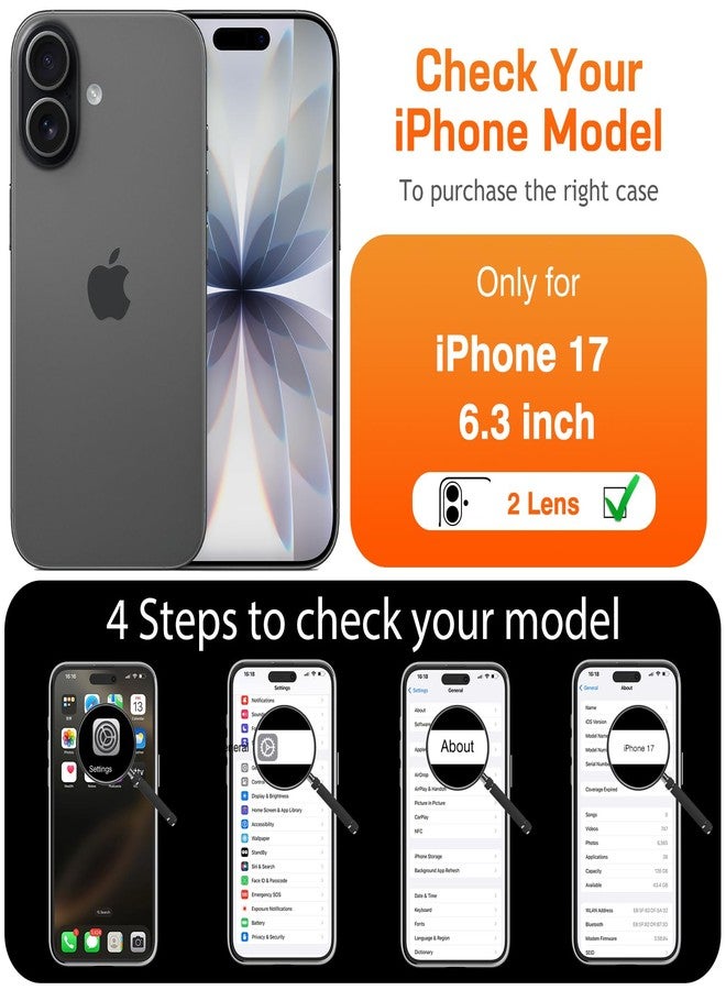 LOHASIC جراب LOHASIC من الجلد لهاتف iPhone 17، متوافق مع MagSafe، تصميم أنيق وفاخر من البولي يوريثان، مانع للانزلاق، متين، مقاوم للصدمات، غطاء واقٍ للهاتف، مناسب للرجال والنساء، متوافق مع iPhone 17 (6.3 بوصة) 2025 - بني - Image 2