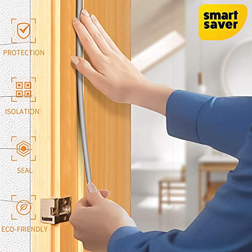 Smart Saver D Shaped (Grey) Self-Adhesive Epdm Doors and Windows Foam Seal Strip Rubber Weatherstrip 5 Meter (2 X 2.5 M = 5 Meter)-Pack of 2 - Image 5
