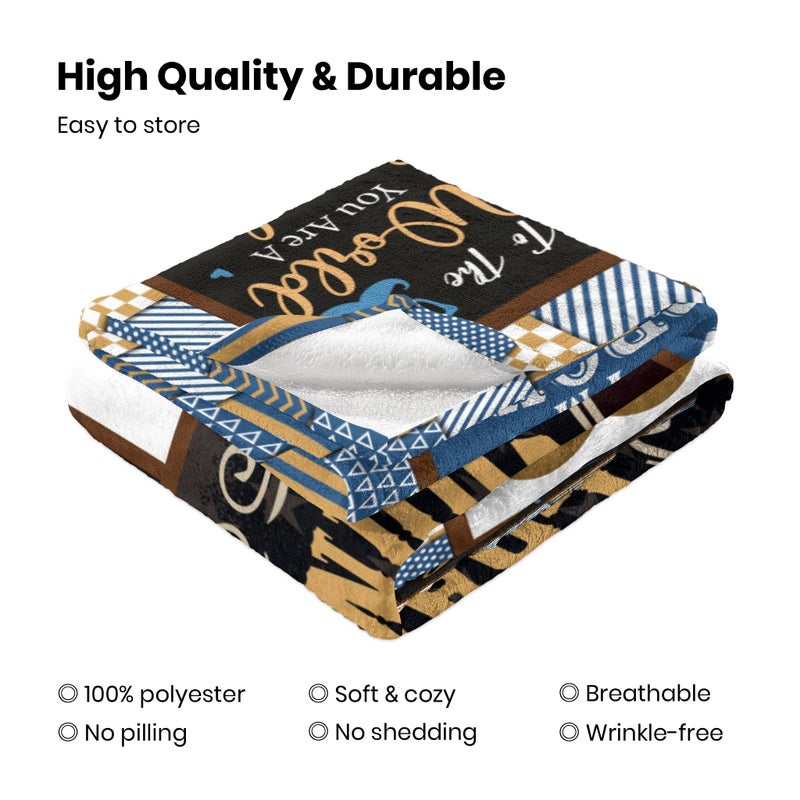 SIKLTY Grandpa Gifts Throw Blanket 60"" x 50""  Birthday Gifts for Grandpa from Grandchildren  Grandpa Gifts from Granddaughter  Best Gift for Grandfather from Grandkids  Grandpa Gift Ideas - Image 5