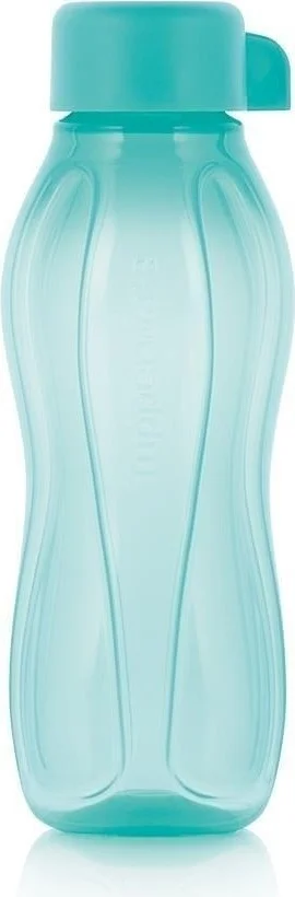 Tupperware Eco Bottle 310ML Turquoise and Square 500 ml Orange Set of 2