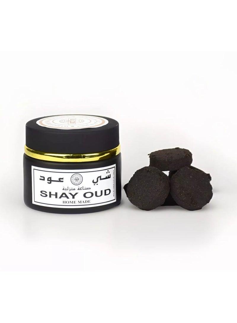 Bukhoor Bakhoor/Bukhoor Shay Oud Incense (135g) – Premium Quality, Long-Lasting Arabic Bakhoor, Handmade, Perfect for Meditation, Relaxation, and Home Fragrance - Image 1