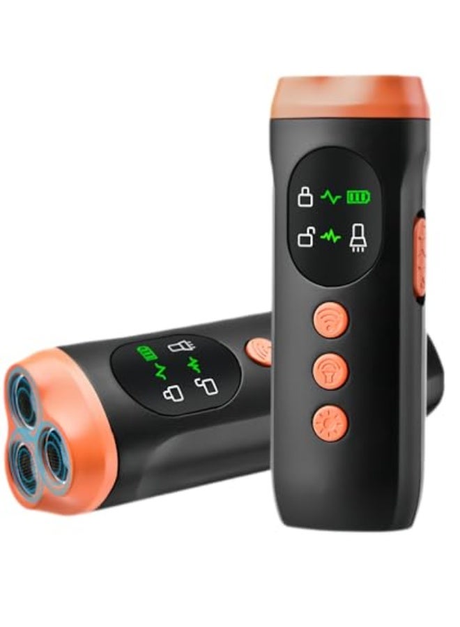 Generic CWYZA Upgraded Dog Barking Deterrent Device – 6-in-1 Ultrasonic Anti-Bark Trainer with LED Flashlight, Rechargeable & Portable, Safe and Humane Bark Control Tool for Dogs  - Image 1