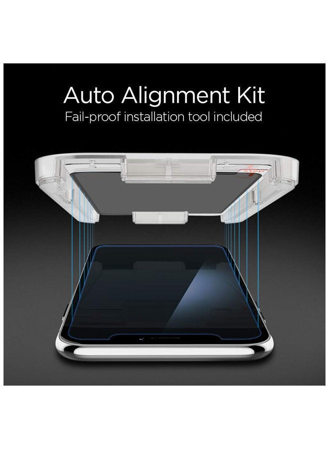 NIBEMINENT 2-Piece Privacy Screen Protector For Apple iPhone X Black - Image 2