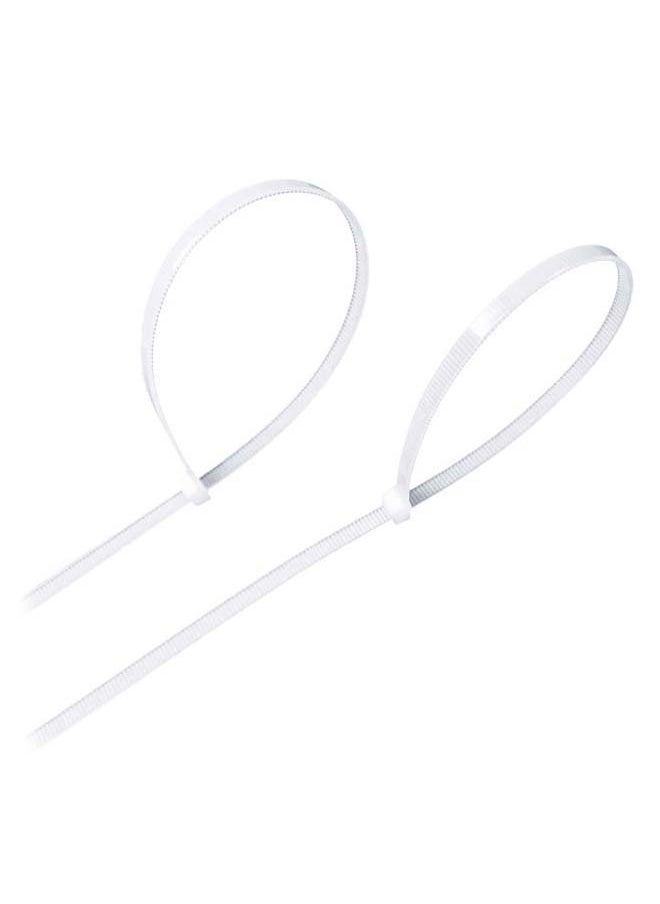 Generic 500-Piece Portable Durable Self Locking Nylon Cable Tie Set White 200 x 2.8mm 