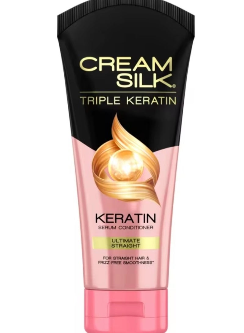 كريم سيلك بلسم كريم سيلك تريبل كيراتين ريسكيو لتصفيف الشعر بشكل مثالي 170 مل - Image 1