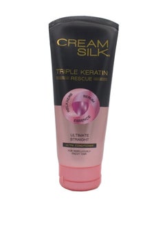 Cream Silk Triple Keratin Rescue Ultimate Straight Ultra Conditioner 170 ml 
