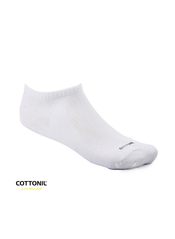 COTTONIL Ankle Socks - Bundle of 3 White Socks  - Image 2