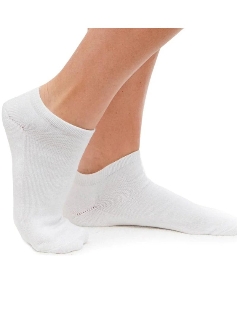 COTTONIL Ankle Socks - Bundle of 3 White Socks  - Image 3