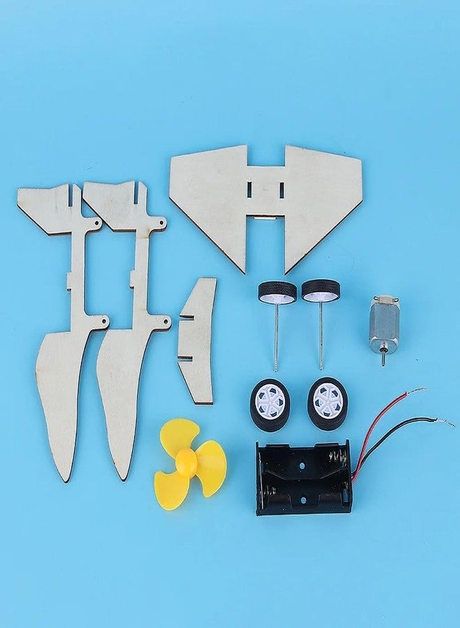 BRAINLE STEM Educational Activity Toys - DIY Kit for Kids, Engages in Learning While Making Creative Projects (Plane) - Image 2