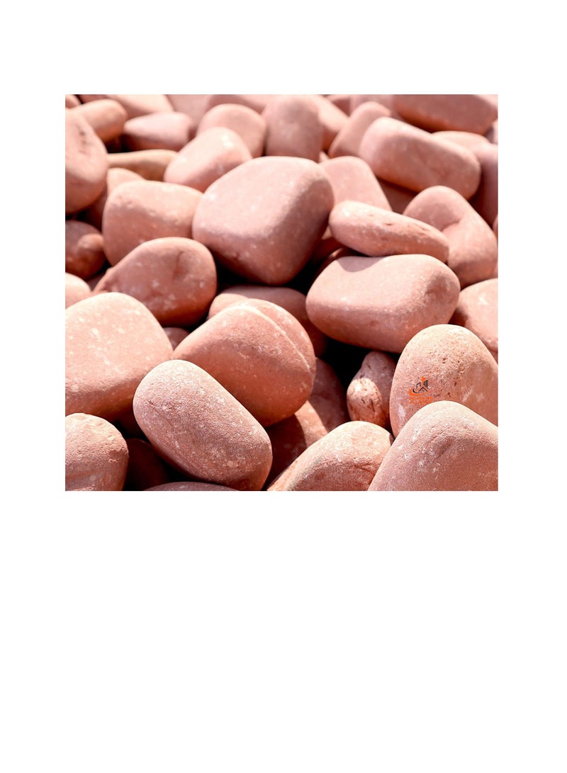 كنب هبطت مادة الحديقة الطبيعية حجر النهر الأحمر - Image 1