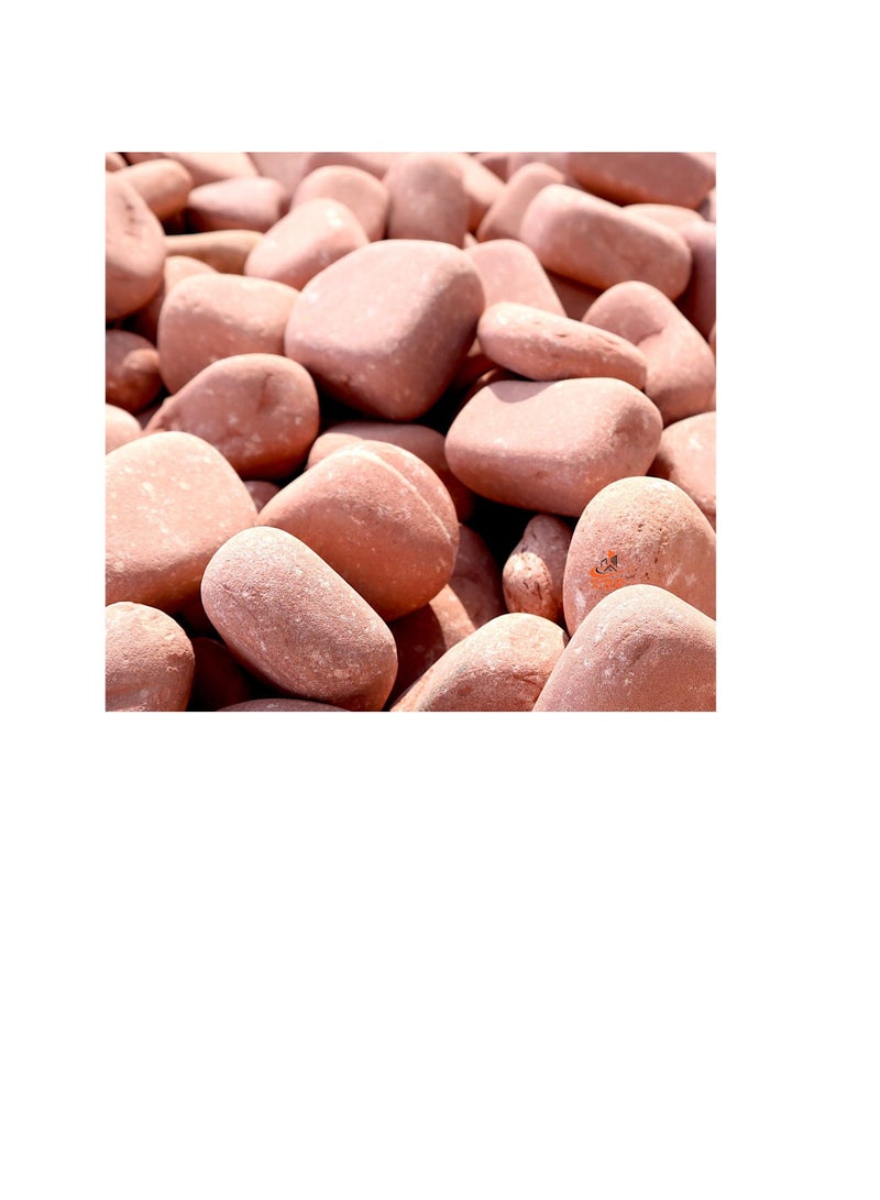 كنب هبطت مادة الحديقة الطبيعية حجر النهر الأحمر - Image 2