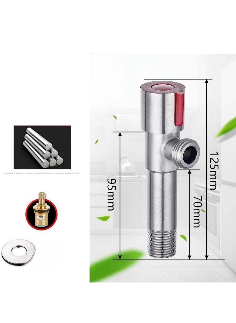 EBMINI - Household One In Two Out Three Way Four Point Valve Stop Water Valve Triangle Valve - Image 1