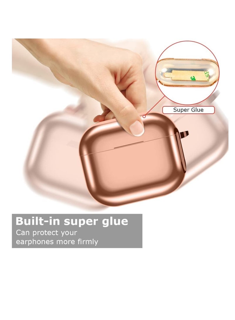 KASTWAVE Case Compatible with AirPods 3rd Generation Case Cover 2021, Hybrid Soft Silicone Shock-Absorbing Protective Case with Keychain, Support Wireless Charging, Designed for AirPods 3 Case - Image 5