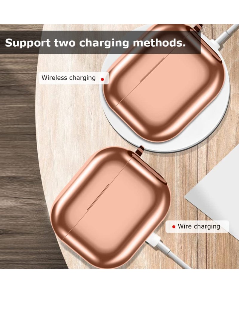 KASTWAVE Case Compatible with AirPods 3rd Generation Case Cover 2021, Hybrid Soft Silicone Shock-Absorbing Protective Case with Keychain, Support Wireless Charging, Designed for AirPods 3 Case - Image 3