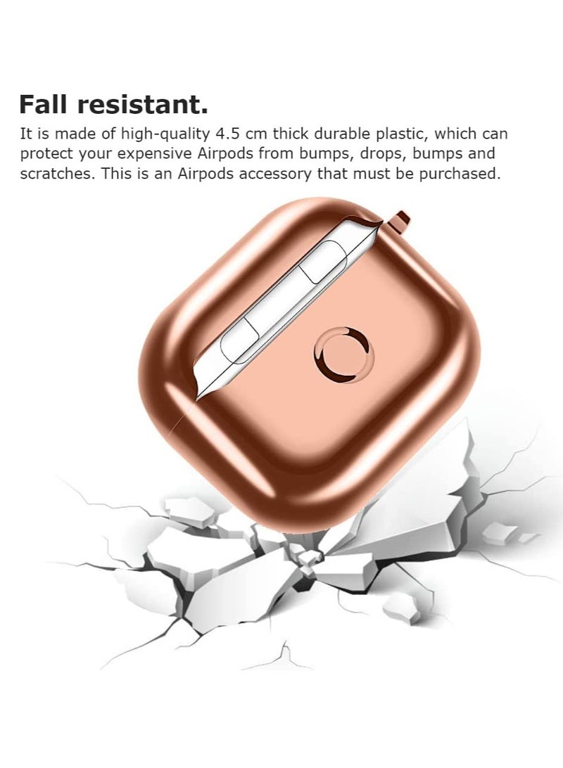 KASTWAVE Case Compatible with AirPods 3rd Generation Case Cover 2021, Hybrid Soft Silicone Shock-Absorbing Protective Case with Keychain, Support Wireless Charging, Designed for AirPods 3 Case - Image 2