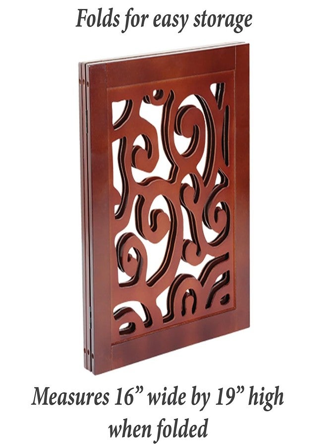 Etna 3-Section Adjustable and Scrolled Wooden Pet Gate by Etna - Image 3