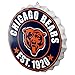 FOCO FOCO Chicago Bears NFL Bottle Cap Wall Sign  - Image 2