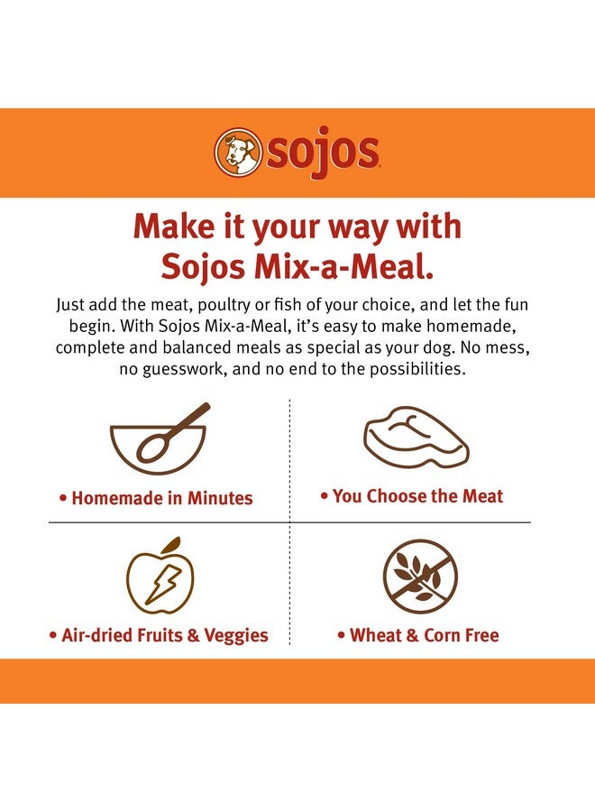Sojos MixAMeal GrainFree PreMix Dehydrated Dog Food, 8 Lb - Image 3