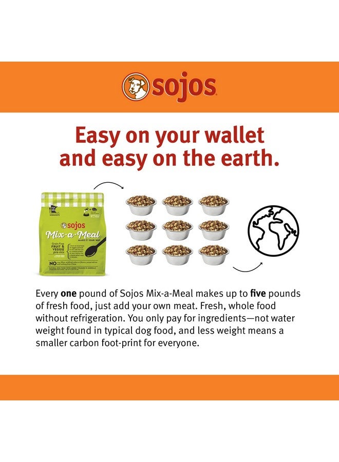 Sojos MixAMeal GrainFree PreMix Dehydrated Dog Food, 8 Lb - Image 4